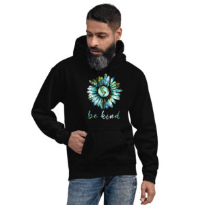 Be Kind World Flower - Men's & Women's Hoodie