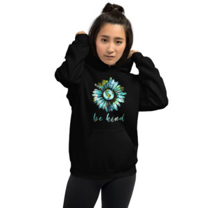 Be Kind World Flower - Men's & Women's Hoodie